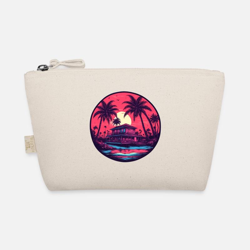 Plage / Île / Vacances / Été / Soleil / Mer Trousse biologique