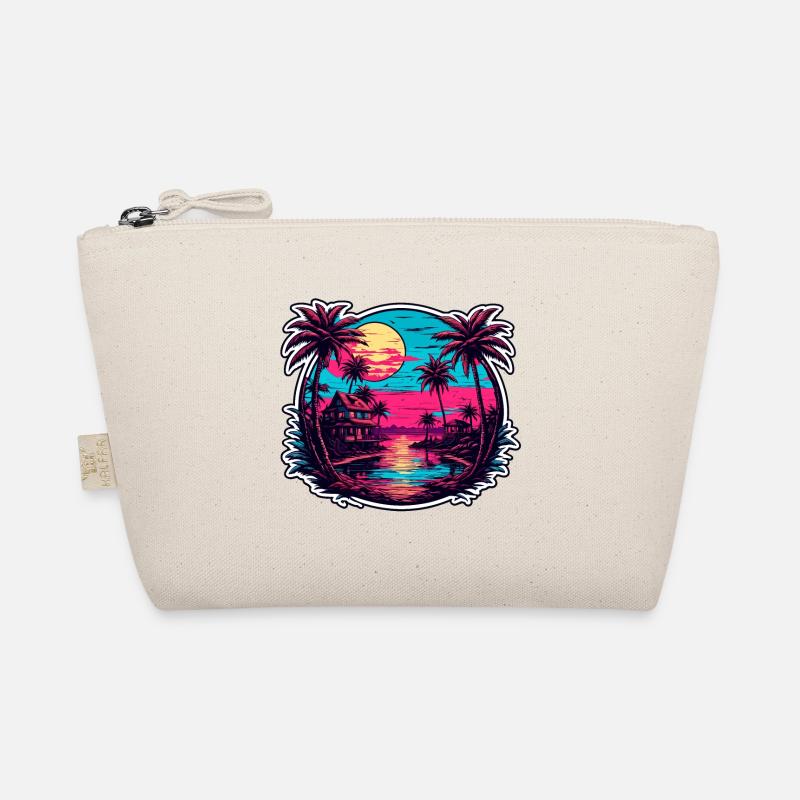 Plage / Île / Vacances / Été / Soleil / Mer Trousse biologique