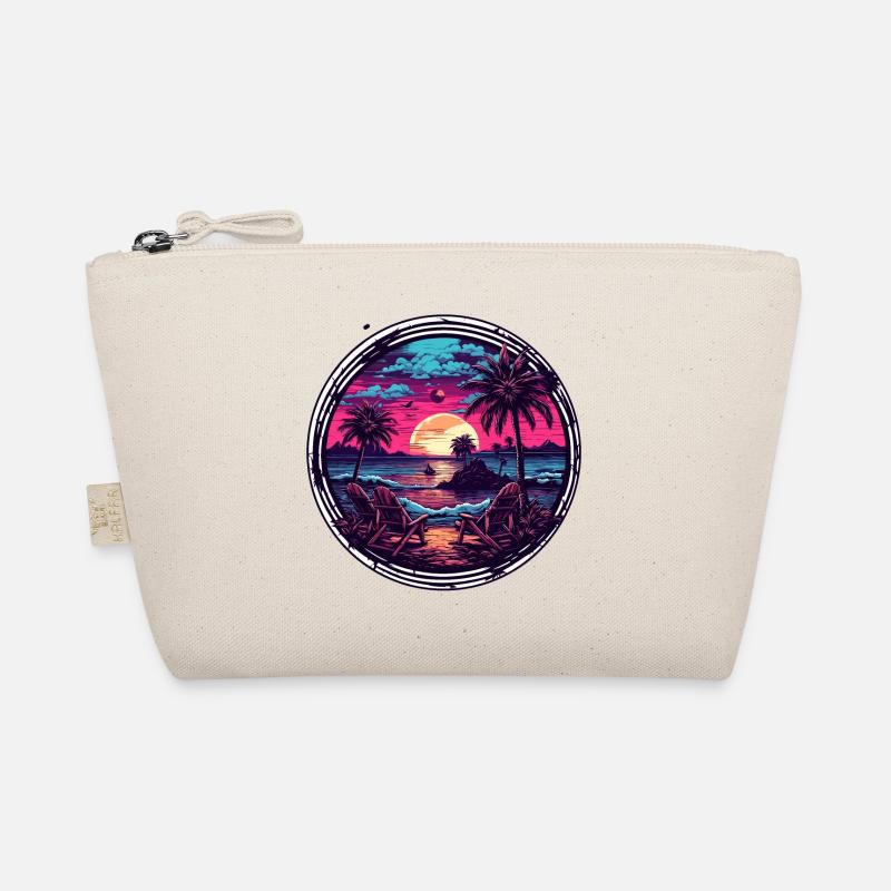 Plage / Île / Vacances / Été / Soleil / Mer Trousse biologique