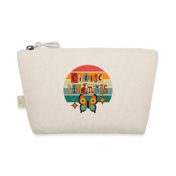 CHOOSE KINDNESS Retro Sunset Butterfly - Organic Pouch - nature - Front