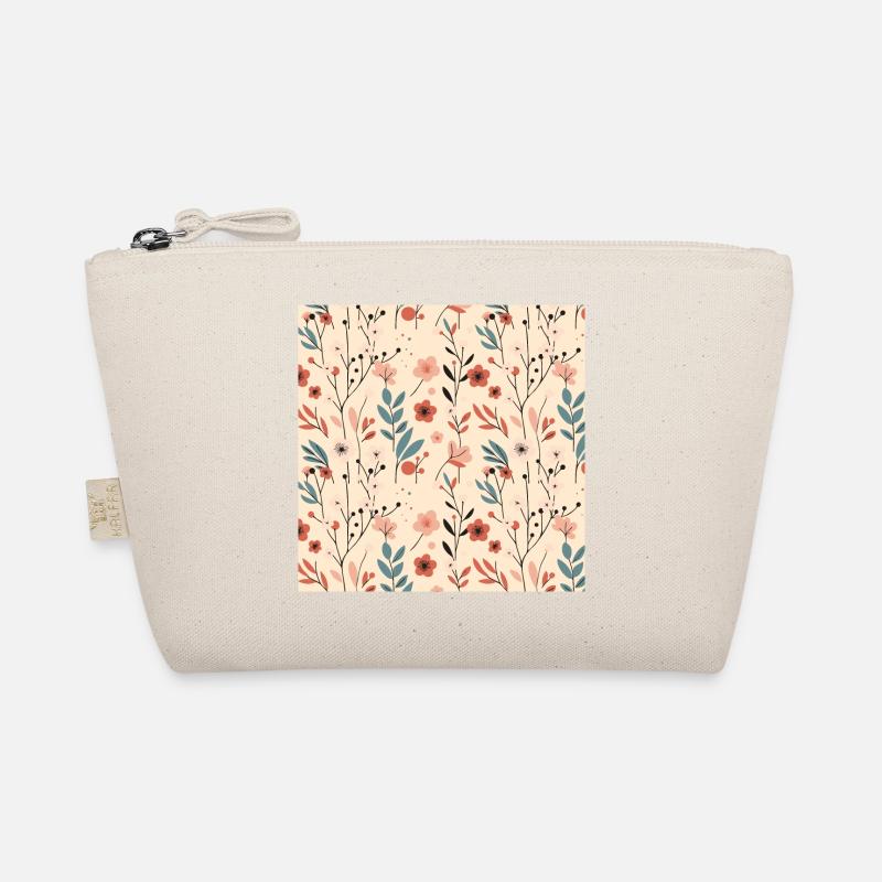 Floral Blumen Muster Frühlings Sommer Blumen 2 Bio-Täschchen
