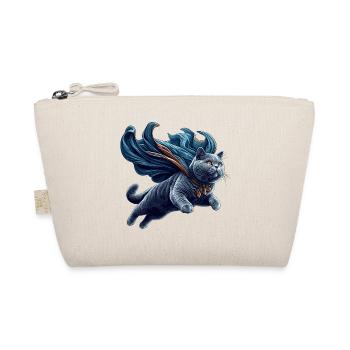 Super Katze BKH Blue Geschenk - Bio-Täschchen - Natur - Vorne