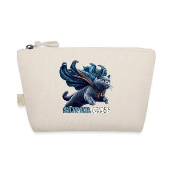 Super Katze BKH Blue Geschenk - Bio-Täschchen - Natur - Vorne