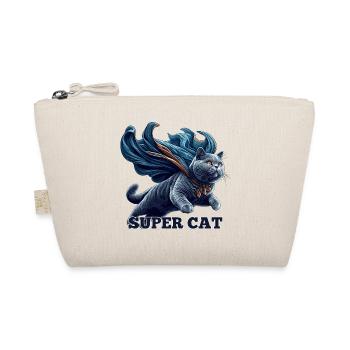 Super Katze BKH Blue Geschenk - Bio-Täschchen - Natur - Vorne
