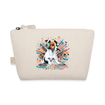 Jack Russell Terrier DJ musique cadeau - Trousse biologique - nature - Devant