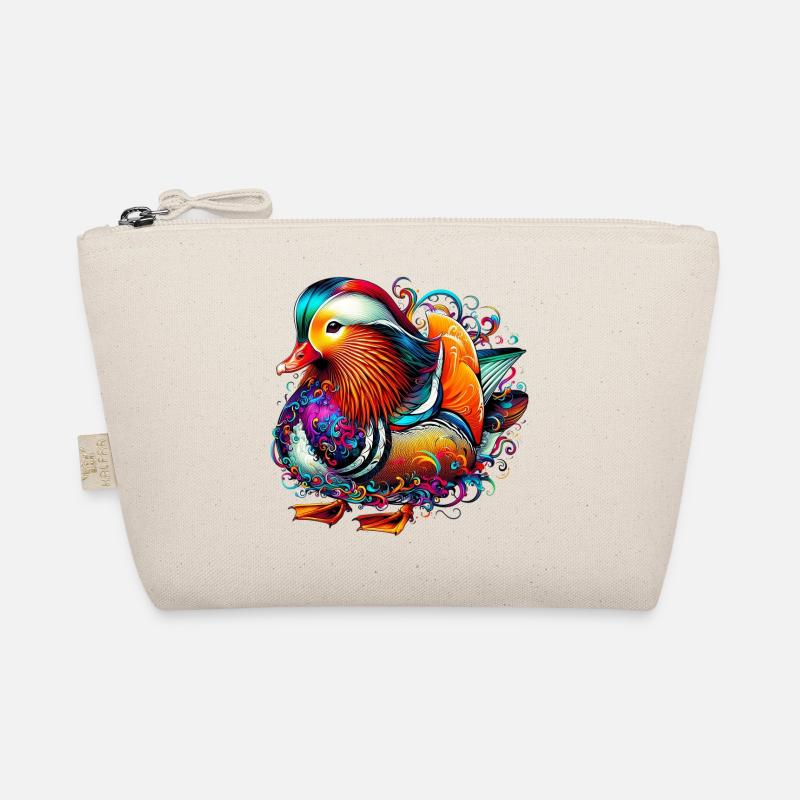 Mandarin duck Organic Pouch