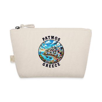 Patmos Greece Vacation Aegean Sea Bay - Organic Pouch - nature - Front