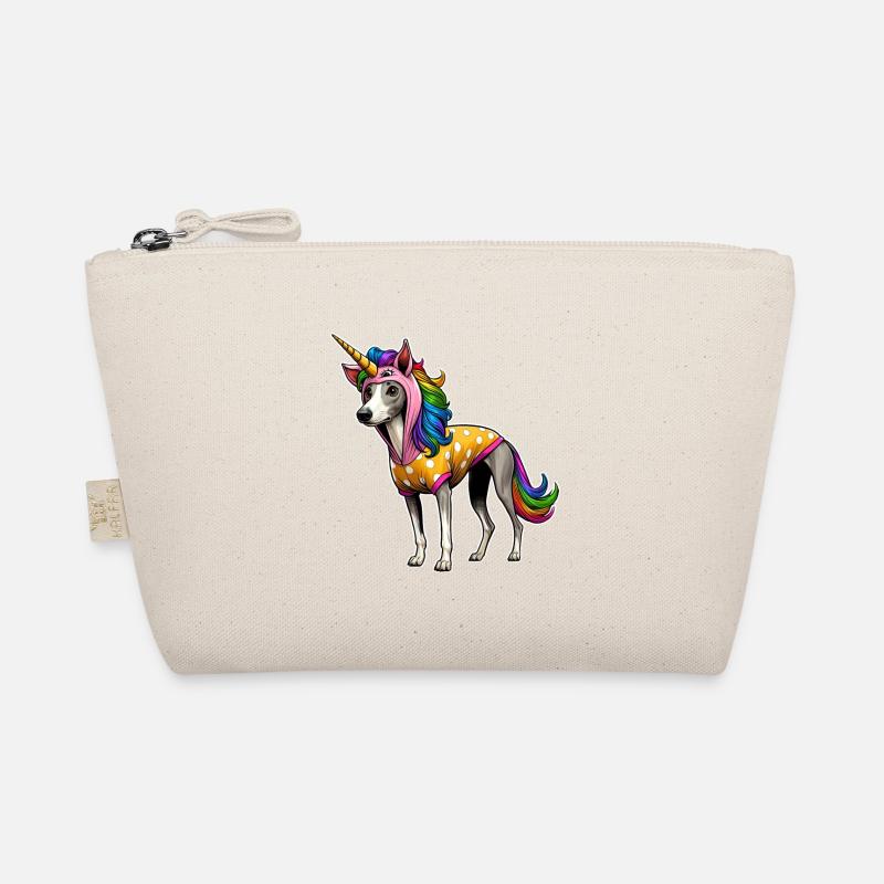 Whippet en costume de licorne Trousse biologique