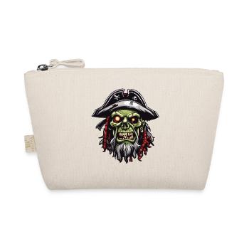 Pirat / Ahoi / Anker / Kapitän / Totenkopf / Rum - Bio-Täschchen - Natur - Vorne
