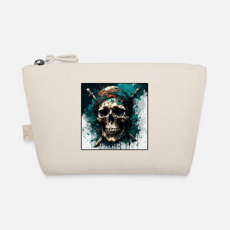 Pirate / Ahoy / Ancre / Capitaine / Crâne / Rhum Trousse biologique
