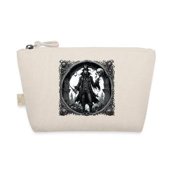 Pirat / Ahoi / Anker / Kapitän / Totenkopf / Rum - Bio-Täschchen - Natur - Vorne