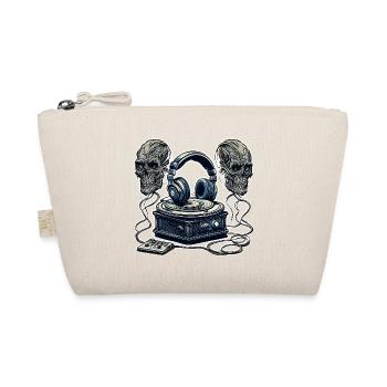 Headphones / Audio / Music / Skull / Cool - Organic Pouch - nature - Front