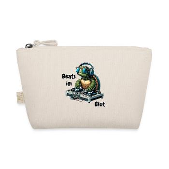 Beats in the Blood Turtle Dj Booth Music - Organic Pouch - nature - Front