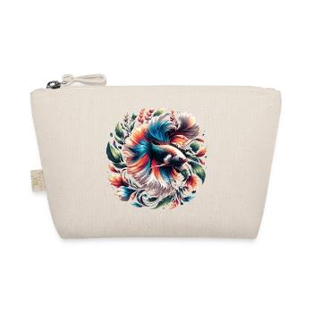 Siamesische Kampffisch, Betta splendens, Bettafan - Bio-Täschchen - Natur - Vorne