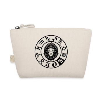 Zodiac sign Leo in circle of twelve signs - Organic Pouch - nature - Front