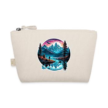 Pêcheur Siluette / Pêche / Poissons / Lac / Sport - Trousse biologique - nature - Devant