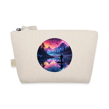 Pêcheur Siluette / Pêche / Poissons / Lac / Sport - Trousse biologique - nature - Devant