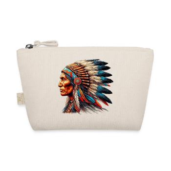 American Indian American Red Skin - Organic Pouch - nature - Front