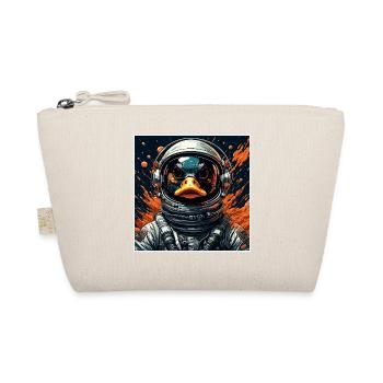 Astronaut / Space / Animal / Duck / Spaceship - Organic Pouch - nature - Front