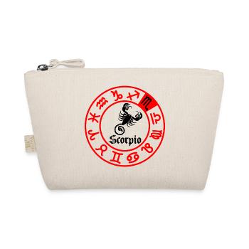 Douze signes du zodiaque signe du zodiaque Scorpion Scorpion - Trousse biologique - nature - Devant