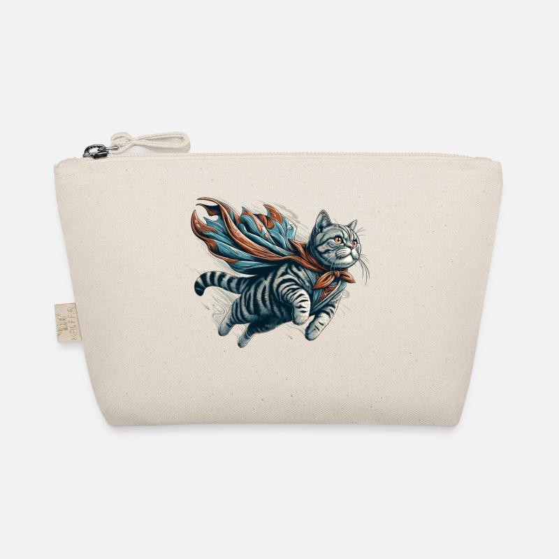 Super Katze Britisch Kurzhaar BKH getigert Bio-Täschchen