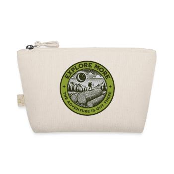 Explore More The Adventure Is Out There - Organic Pouch - nature - Front