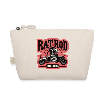 Ratsking Ratlook Shirt – Rustikaler Custom Style - Bio-Täschchen - Natur - Vorne