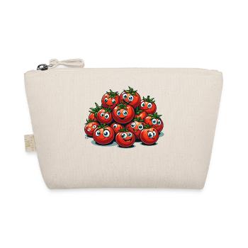 Tomaten Tomate lustig witzig Geschenk - Bio-Täschchen - Natur - Vorne