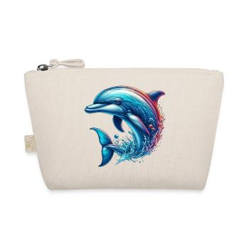 Delfin - Bio-Täschchen - Natur - Vorne