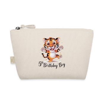 Mignon tigre 5e anniversaire cadeau animaux mignons - Trousse biologique - nature - Devant