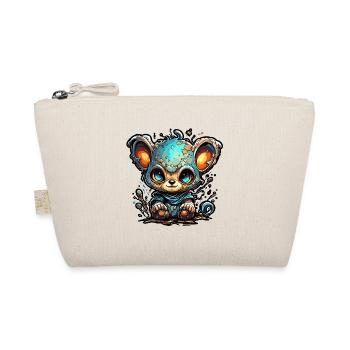 Astronaut / Space / Animal / Bear / Spaceship - Organic Pouch - nature - Front