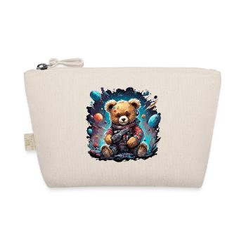 Astronaut / Space / Animal / Teddy Bear / Spaceship - Organic Pouch - nature - Front