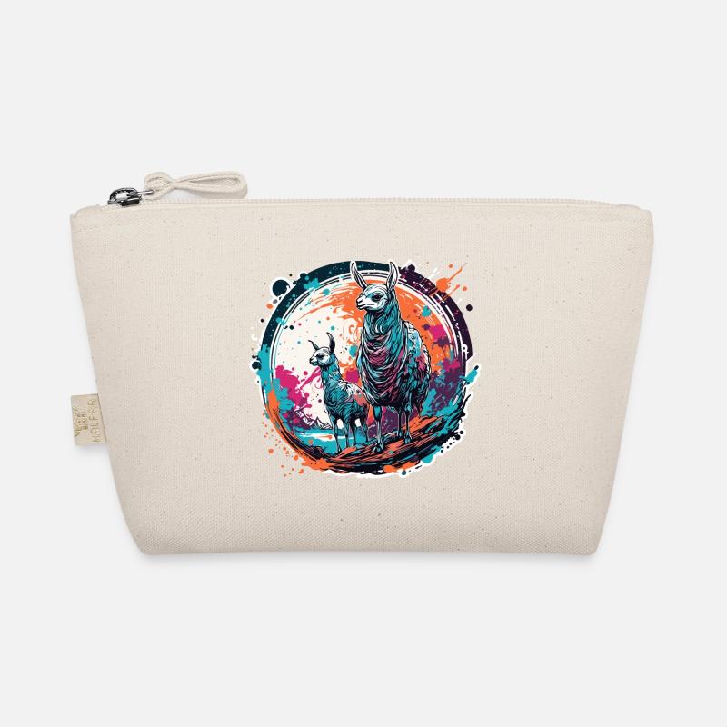 Astronaut / Space / Space / Spaceship / Llama Organic Pouch