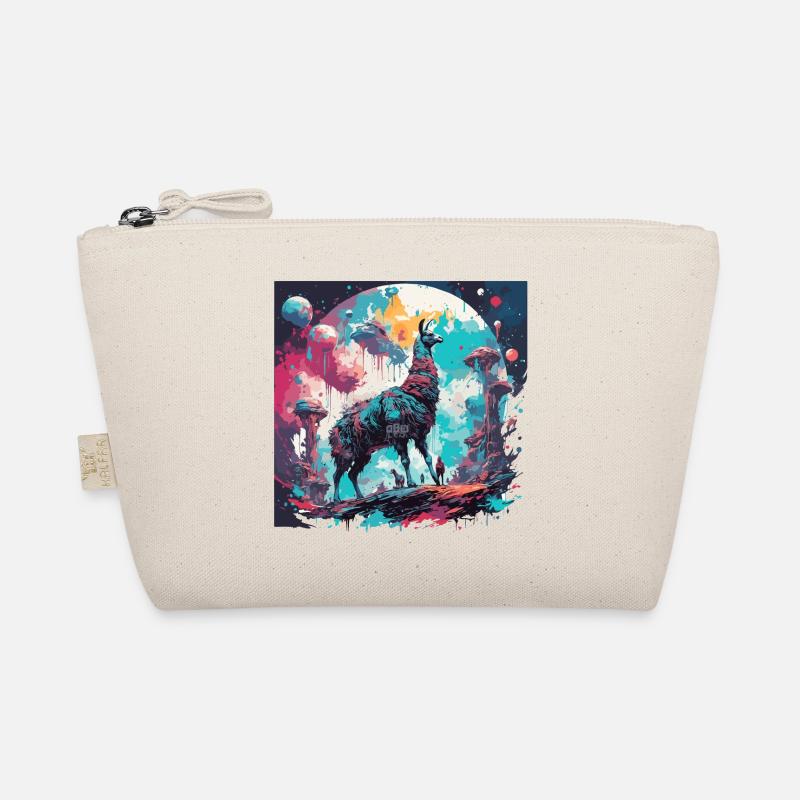Astronaut / Space / Space / Spaceship / Llama Organic Pouch