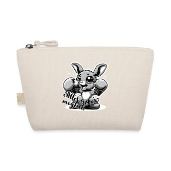 Courage Rabbit: Anything is possible - Organic Pouch - nature - Front