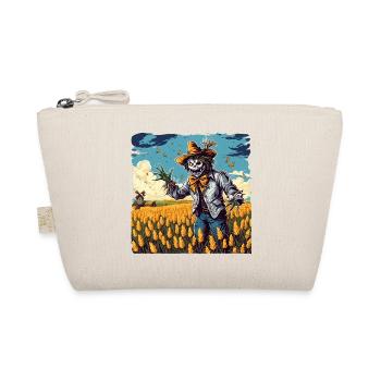Scarecrow / Harvest Worker / Corn Field / Field - Organic Pouch - nature - Front