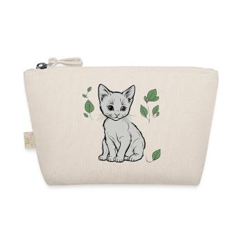 Cat, Kitten, Cats, Children - Organic Pouch - nature - Front