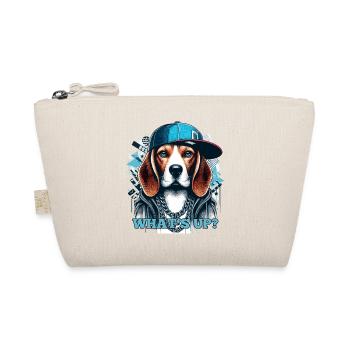 Beagle Gangsta Que se passe-t-il ? Cadeau de chien - Trousse biologique - nature - Devant