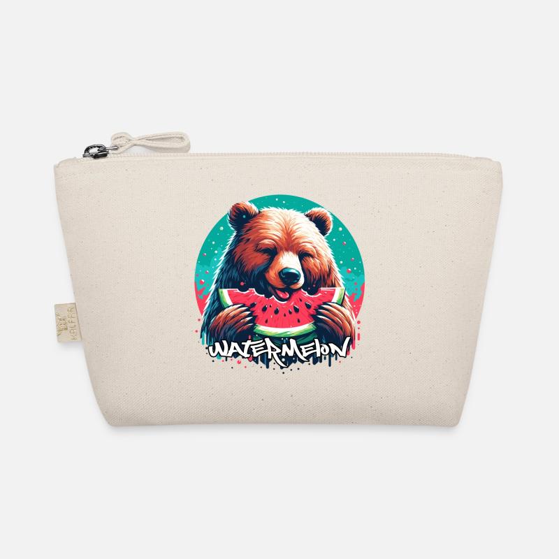 Watermelon Bear Yummy Gift Organic Pouch