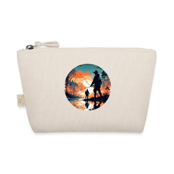 Pêcheur Siluette / Pêche / Poissons / Lac / Sport - Trousse biologique - nature - Devant