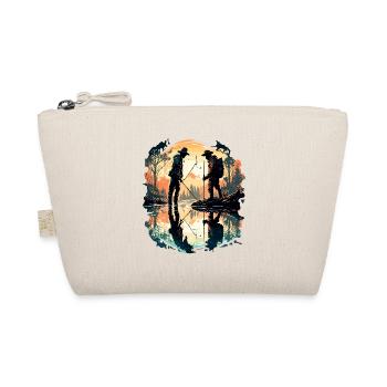 Pêcheur Siluette / Pêche / Poissons / Lac / Sport - Trousse biologique - nature - Devant