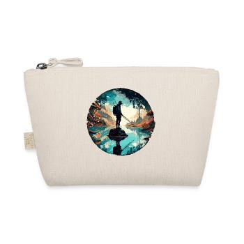 Pêcheur Siluette / Pêche / Poissons / Lac / Sport - Trousse biologique - nature - Devant