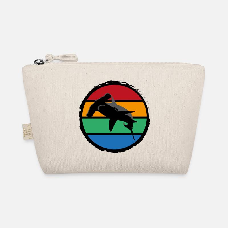 14 Hammerhai sunset - Bio-Täschchen - Natur