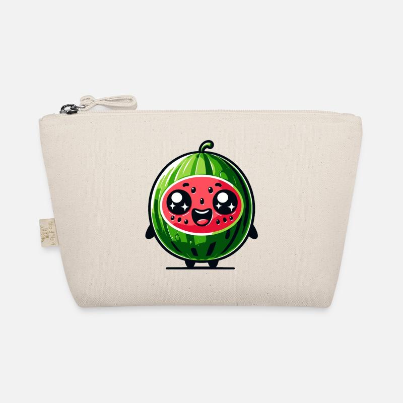 Wassermelonen-Laune: Die saftige Freude Bio-Täschchen