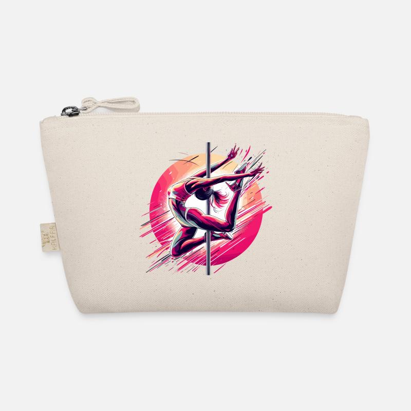 Pole Dance Dynamik pink Geschenk Bio-Täschchen