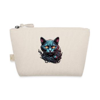 Cool Cat / Funny / Animal / Pet / Crazy - Organic Pouch - nature - Front