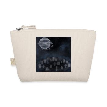 Friedhöfe, Gräber, gothic design, Horror Motiv - Bio-Täschchen - Natur - Vorne