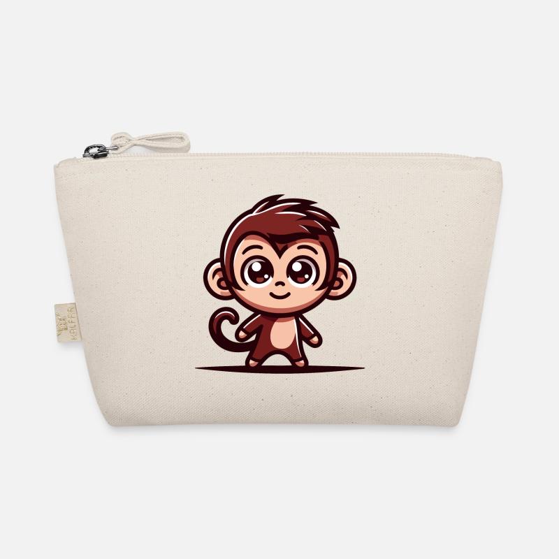Un singe mignon de style dessin animé Trousse biologique