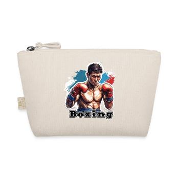 Boxer / Sports / Fight / Arena / Boxing Ring / Fists - Organic Pouch - nature - Front