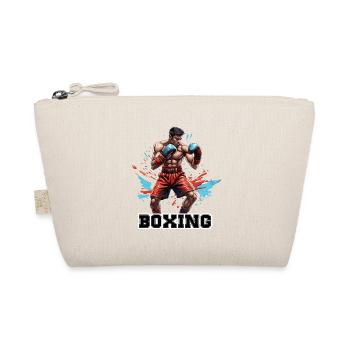 Boxer / Sports / Fight / Arena / Boxing Ring / Fists - Organic Pouch - nature - Front